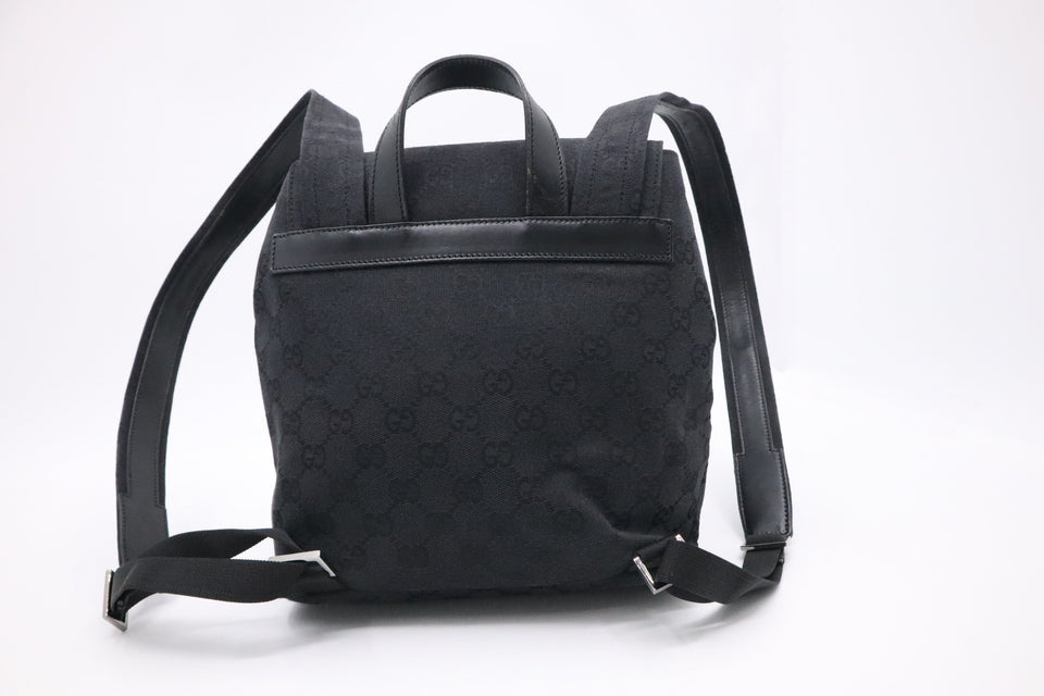 Gucci Mini Backpack in Black GG Canvas