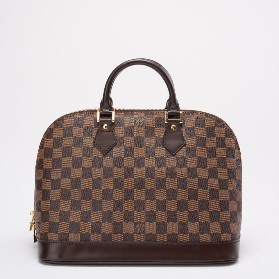 Louis Vuitton Damier Ebene Canvas Alma PM Bag 2003