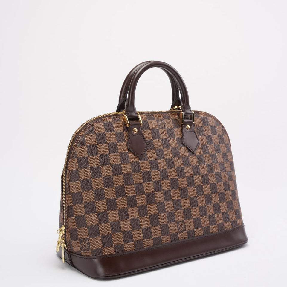 Louis Vuitton Damier Ebene Canvas Alma PM Bag 2003