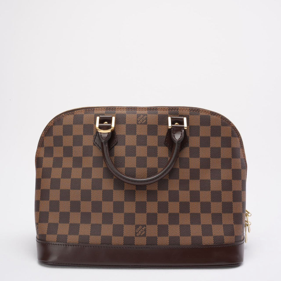 Louis Vuitton Damier Ebene Canvas Alma PM Bag 2003