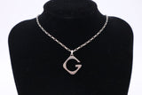 Gucci "G" Necklace in Sterling Silver