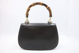 Gucci 1947 Bamboo Handbag in Brown Leather