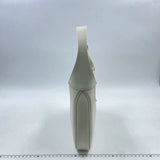 Gucci Jackie 1961 White Leather Bag with Adjustable Strap Size Small