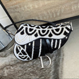 Christian Dior John Galliano Limited Edition Sequin Saddle Bag