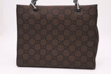 Gucci Bamboo Tote in Brown GG Canvas