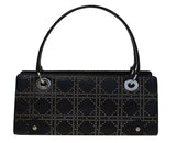 Christian Dior Black Studded Lady Dior Shoulder Bag