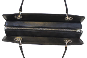 Christian Dior Black Studded Lady Dior Shoulder Bag