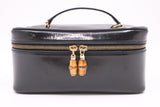 Gucci Vanity Bag in Black Patent Leather