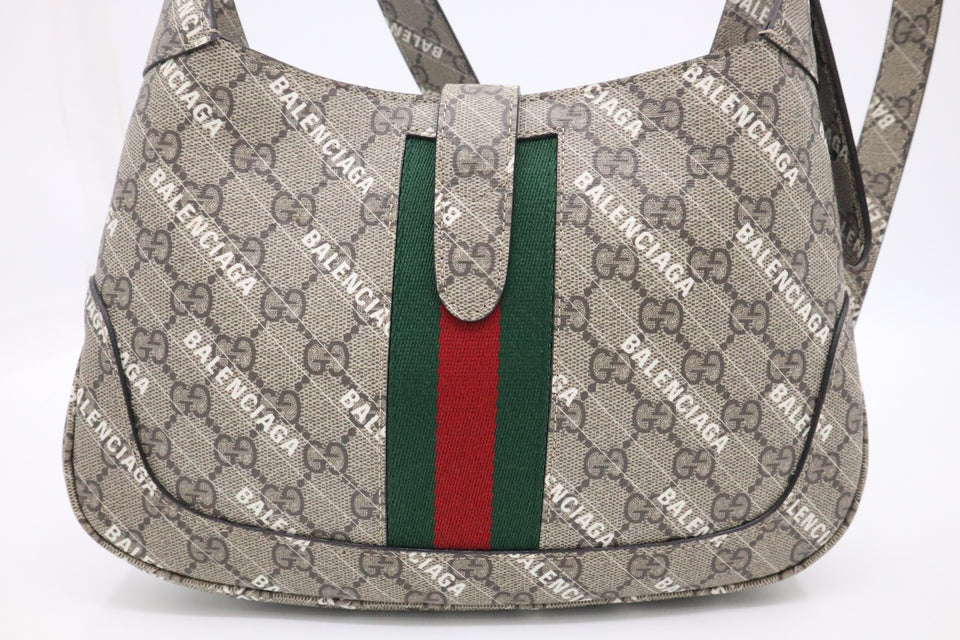 Gucci x Balenciaga Jackie in GG Supreme Canvas