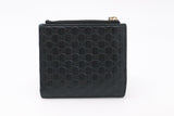 Gucci Compact Wallet in Black Micro Guccissima Leather