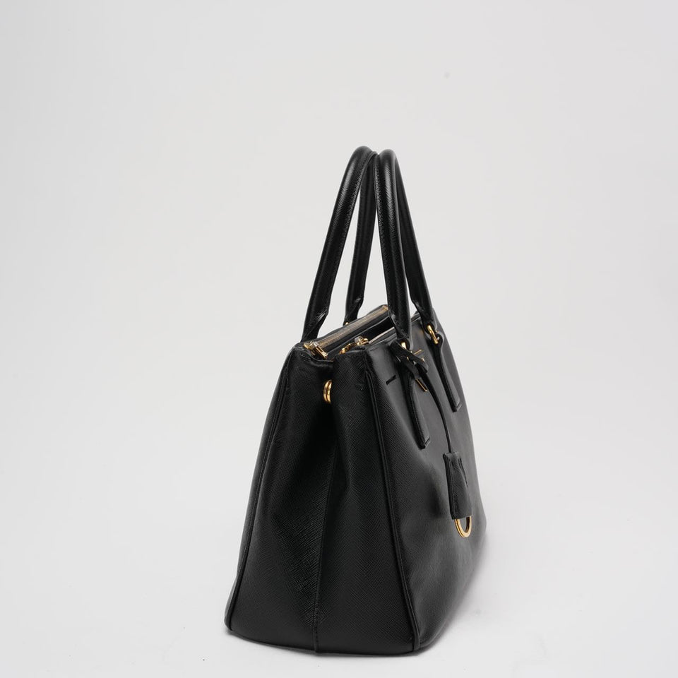 Prada Black Galleria Saffiano Leather Bag