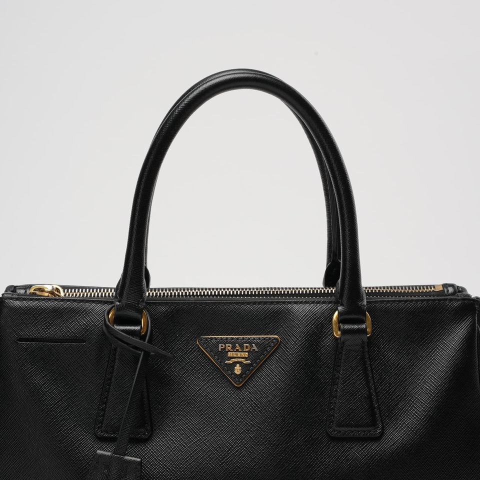 Prada Black Galleria Saffiano Leather Bag