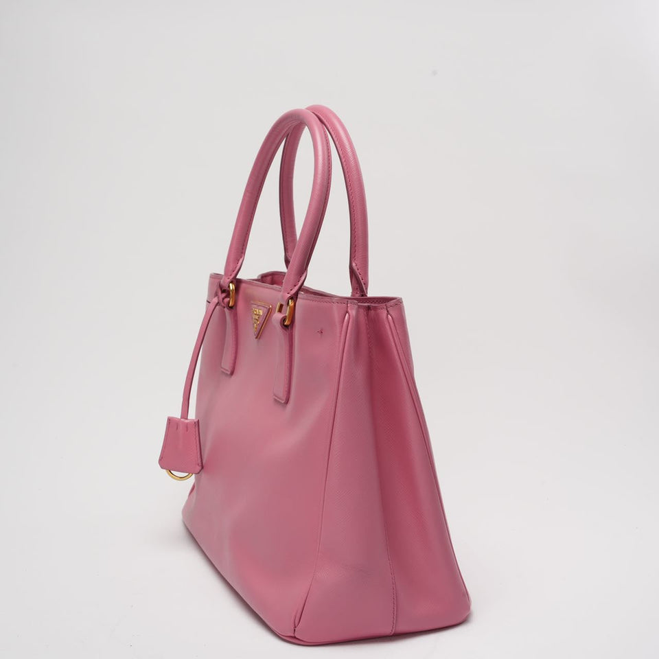 Prada Pink Galleria Tote Bag Saffiano Leather