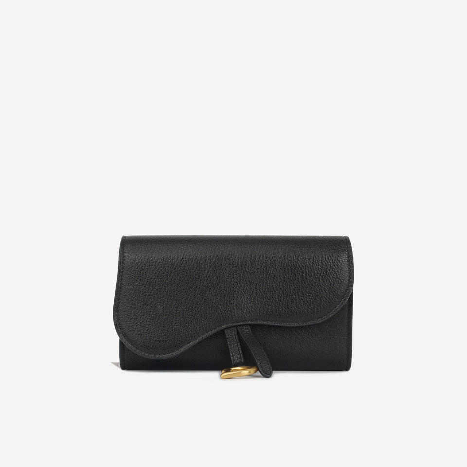 Christian Dior Long Saddle Flap Wallet
