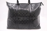 Gucci Boston Bag in Black Imprime Canvas