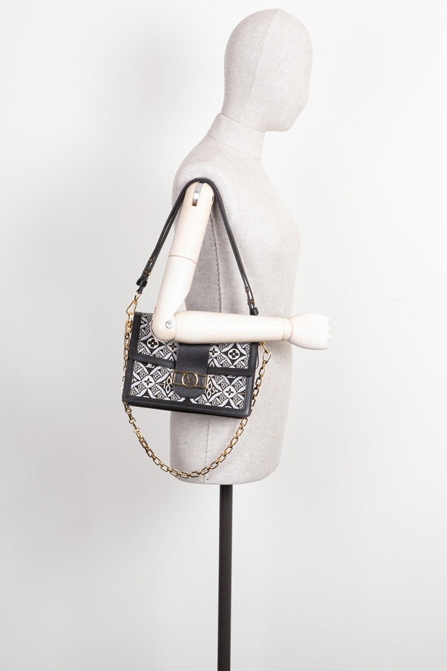 Louis Vuitton 1854 Dauphine MM Bag Black