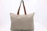 Gucci Plus Travel Tote in GG Coated Canvas