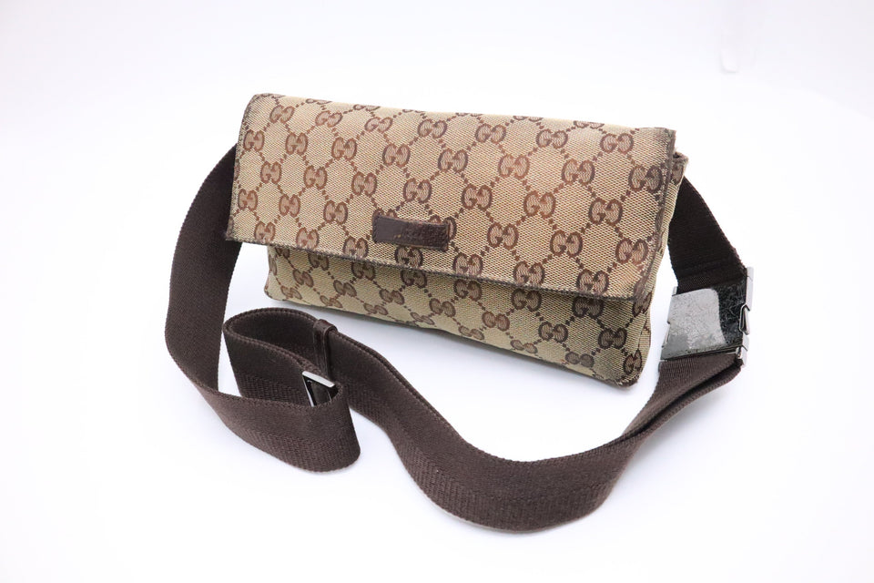 Gucci Waist Bag in Brown GG Canvas