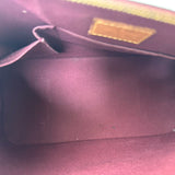 Louis Vuitton Burgundy Alma BB Vernissage Patent Leather