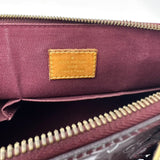 Louis Vuitton Burgundy Alma BB Vernissage Patent Leather