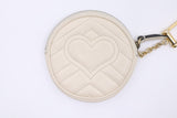 Gucci Marmont Coin Case in White Leather
