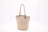 Gucci Bucket Bag in Beige Canvas