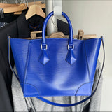 Louis Vuitton Blue Epi Leather Phoenix Bag