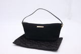 Gucci Boat Bag in Black Suede