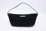 Gucci Boat Bag in Black Suede