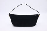 Gucci Boat Bag in Black Suede