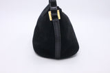 Gucci Boat Bag in Black Suede
