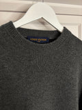 Louis Vuitton Gray Gradient Monogram Crew Neck Sweater Size L