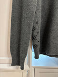 Louis Vuitton Gray Gradient Monogram Crew Neck Sweater Size L