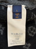 Louis Vuitton Gray Gradient Monogram Crew Neck Sweater Size L