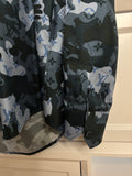 Louis Vuitton Multicolor Camo Regular Silk Shirt Size M