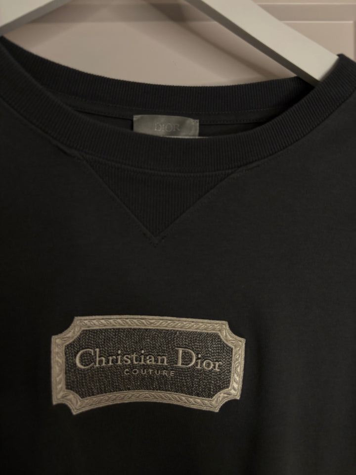 Christian Dior Gray Couture T-shirt Relaxed Fit Men's XL