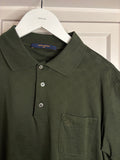 Louis Vuitton Khaki Classic Damier Pique Polo Men's Tshirt L