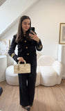 Christian Dior Lady D-Joy Bag in Beige Canvas