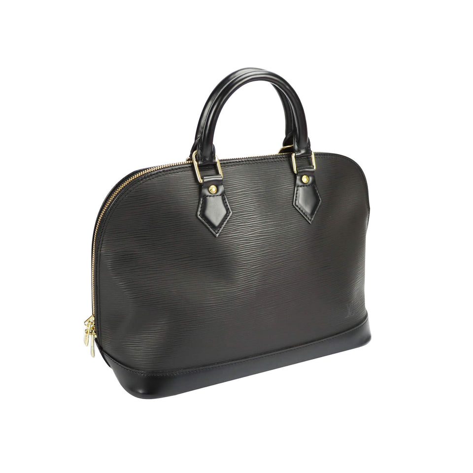 Louis Vuitton Alma PM Black Epi Handbag