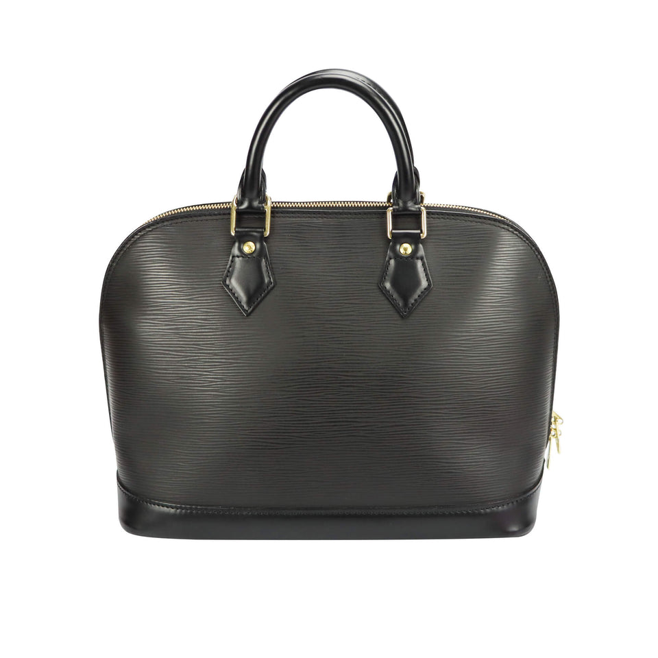 Louis Vuitton Alma PM Black Epi Handbag