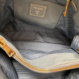 Prada Light Blue Saffiano Lux Leather Medium Galleria Tote