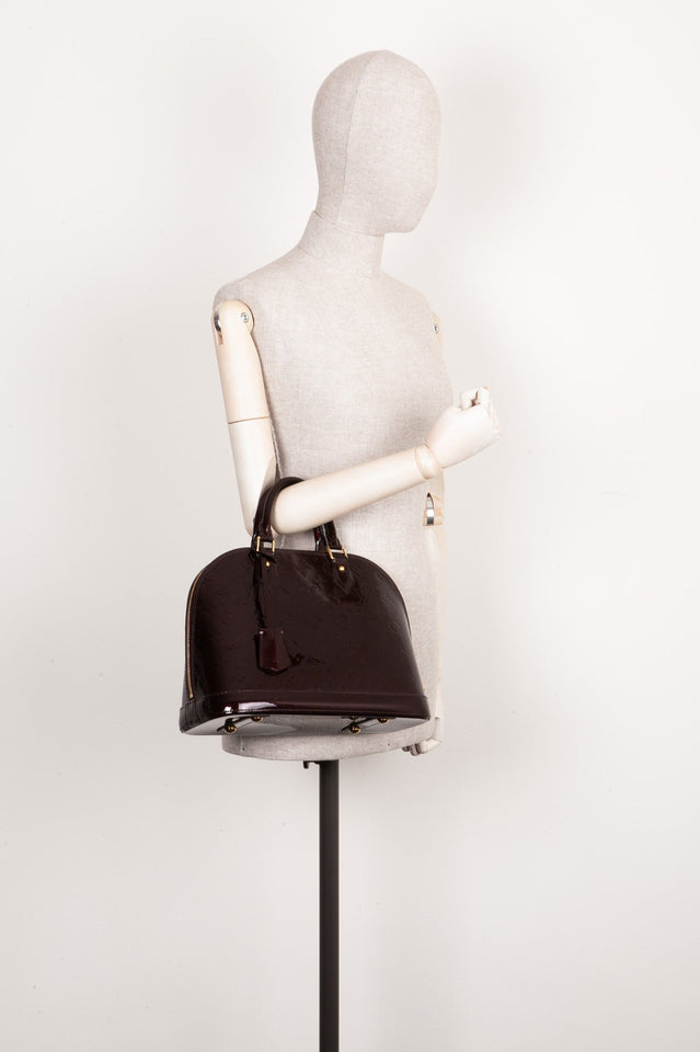 Louis Vuitton Alma Bag Vernis Amarante