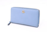 Gucci Zippy Wallet in Baby Blue Leather