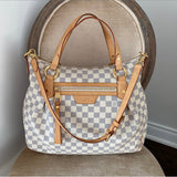 Louis Vuitton Damier Azur Evora MM 2-Way Shoulder Bag