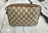 Gucci MONOGRAM COATED CANVAS VINTAGE CROSSBODY