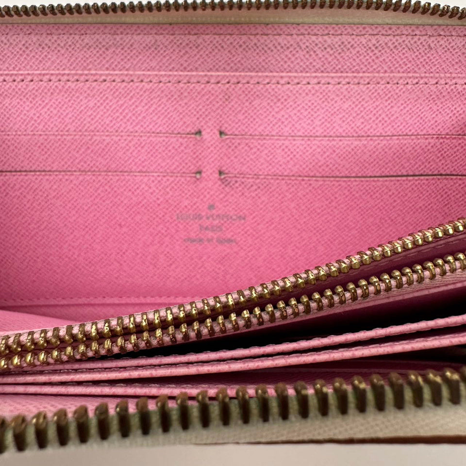 Louis Vuitton Multicolor Zippy Wallet White Takashi Murakami