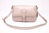 Gucci Crossbody in Pink Metallic MicroGuccissima Leather