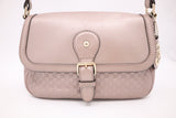 Gucci Crossbody in Pink Metallic MicroGuccissima Leather