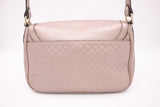 Gucci Crossbody in Pink Metallic MicroGuccissima Leather