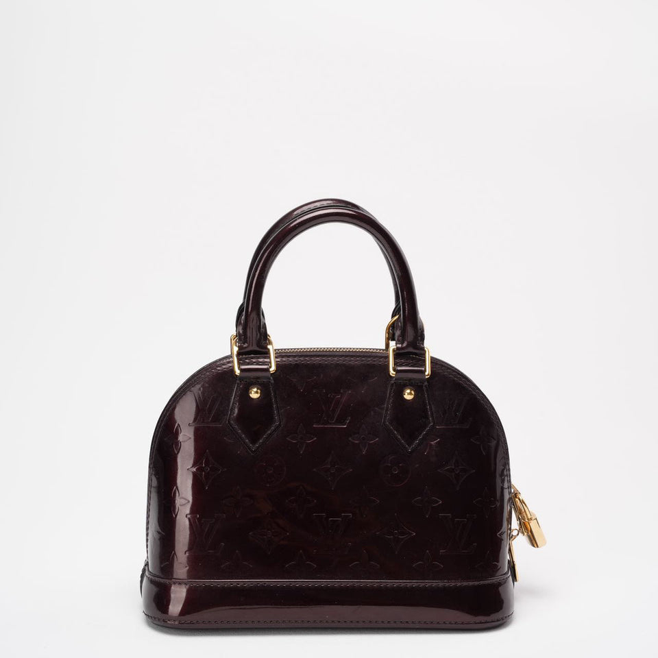 Louis Vuitton Purple Amarante Monogram Vernis Alma BB Bag